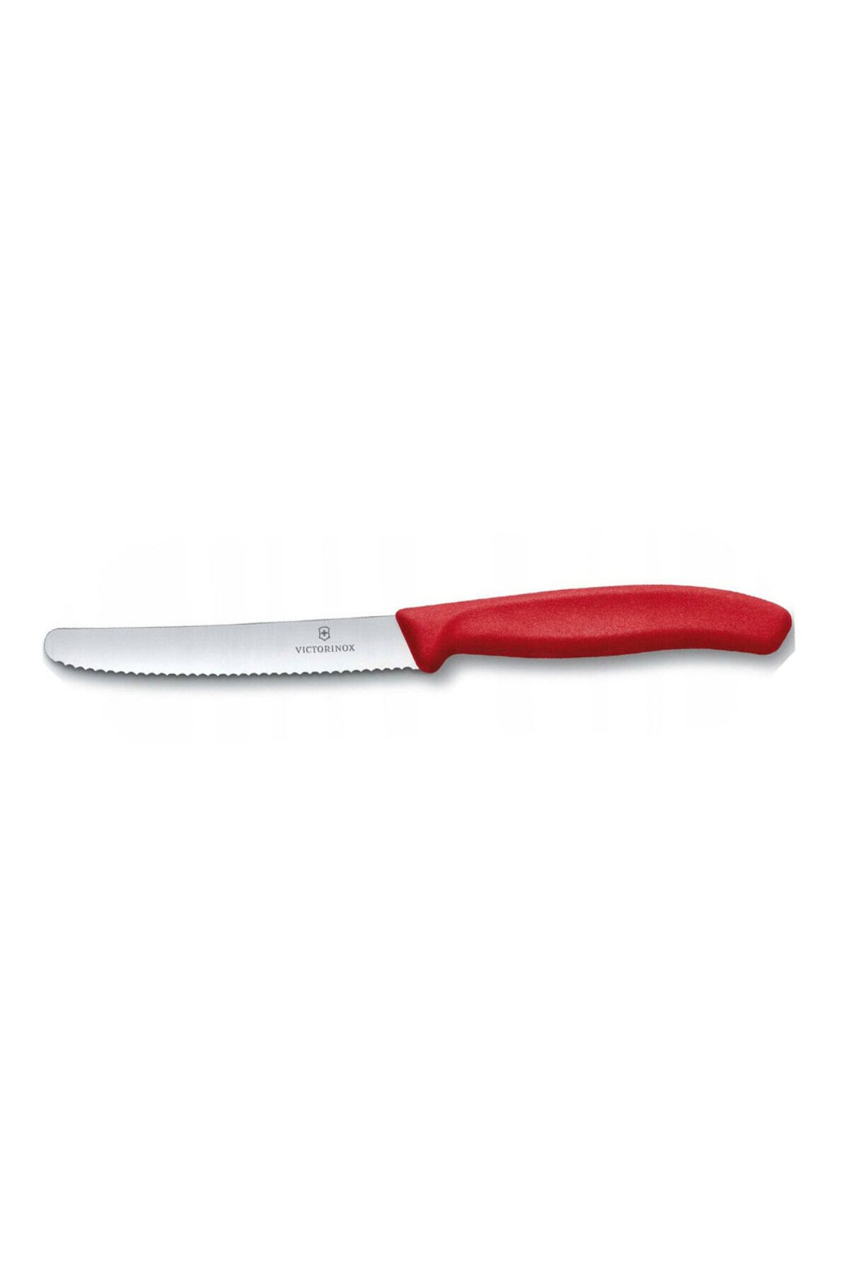 Victorinox 11 CM Kırmızı Tırtıklı Domates Sebze Bıçağı