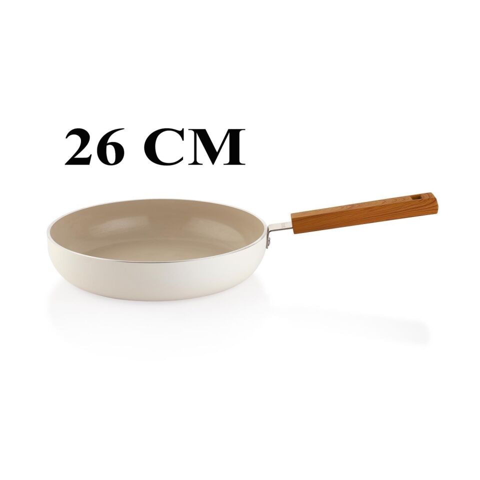 Schafer Ceramoni Seramik Tava 26 Cm – Krem