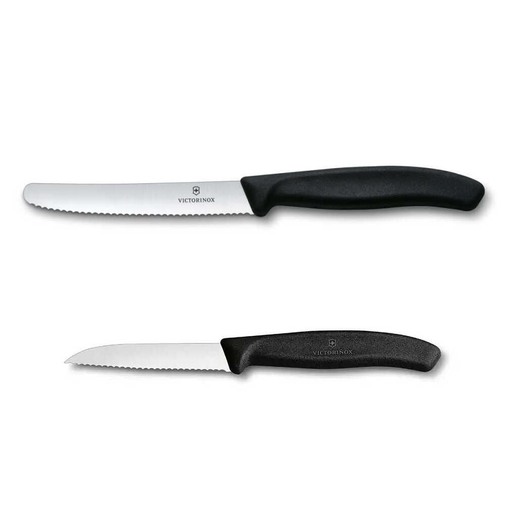 Victorinox 2li Set 11 CM Tırtıklı - 8 CM Tırtıklı Sebze Meyve Bıçağı