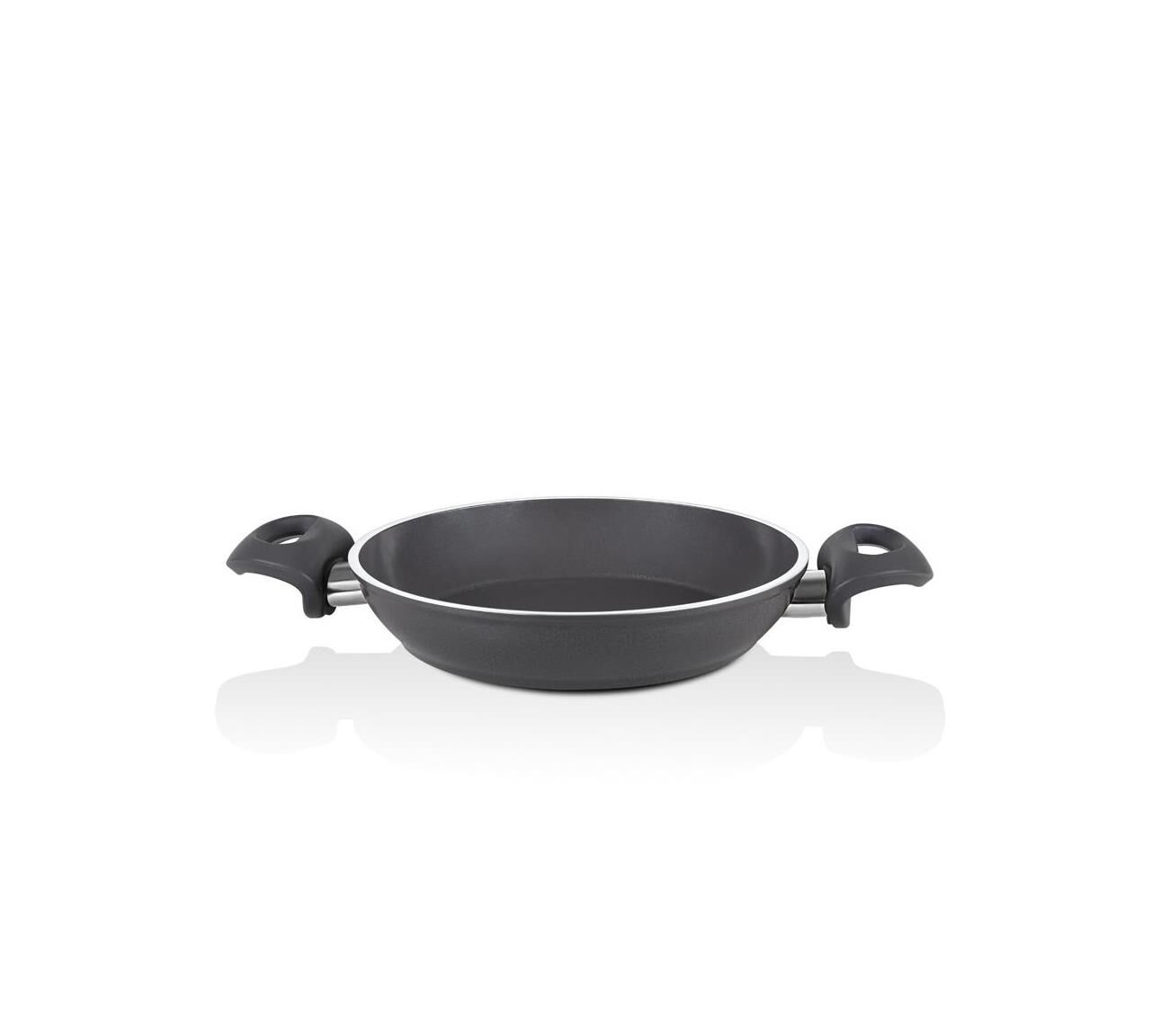 Falez Seramik Sahan 20 CM Füme Renk Çift Kulplu