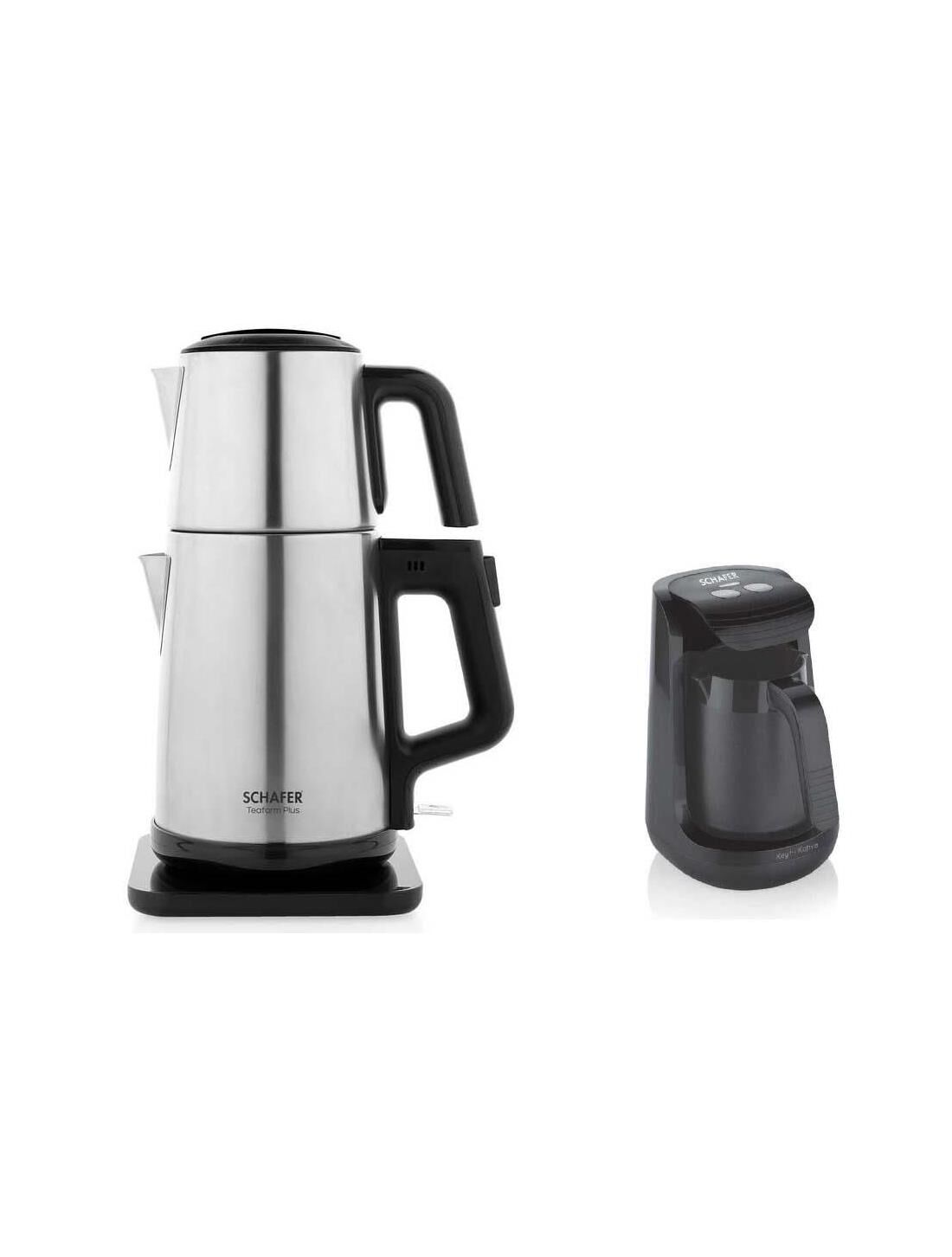 Schafer Çelik Çay Makinesi Ve Schafer Türk Kahve Makinesi