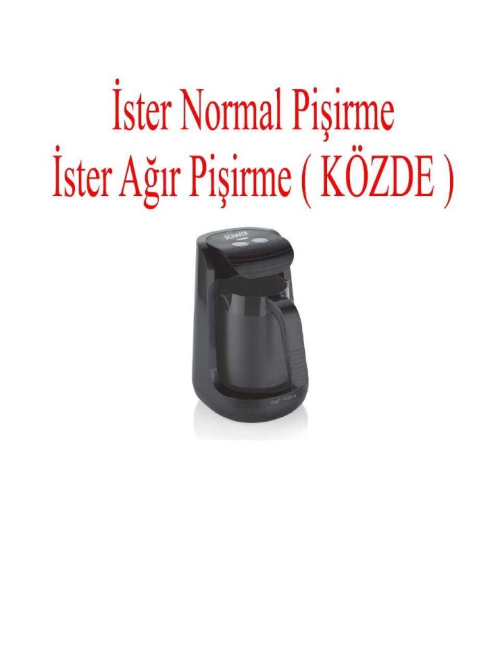 Çay Makinesi İnox Gövde Cam Demlik Al Tus ve Schafer Kahve Makinesi