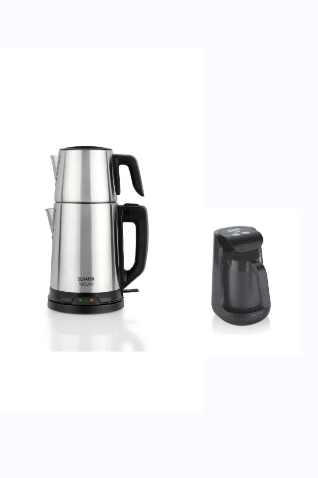 Schafer Paslanmaz Çelik Çay Makinesi ve Schafer Kahve Makinesi