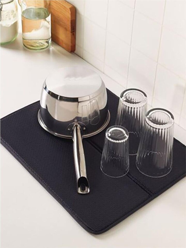 Tezgah Üzeri Bulaşık Kurutma Matı – Süper Emici Nanoflex Yapı 45 x 36 CM