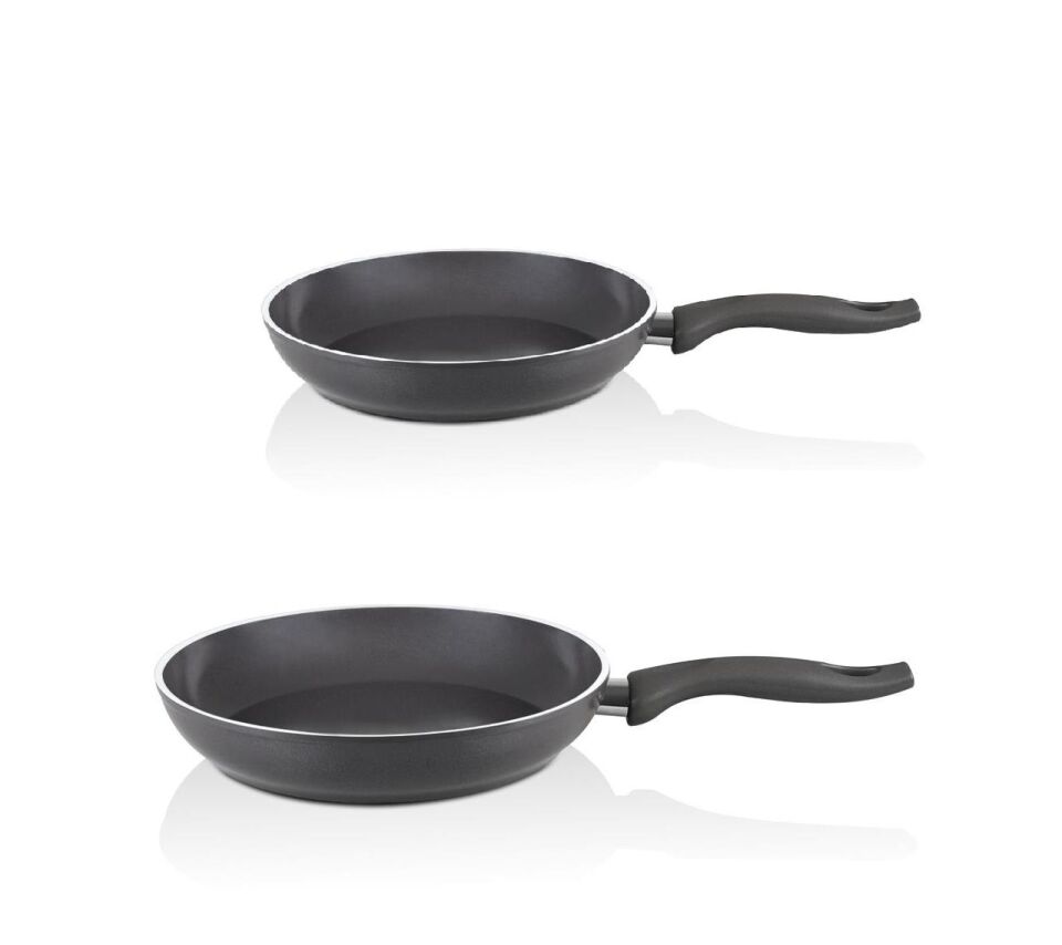 Falez Seramik Tava Seti 30 - 28 CM Füme Renk