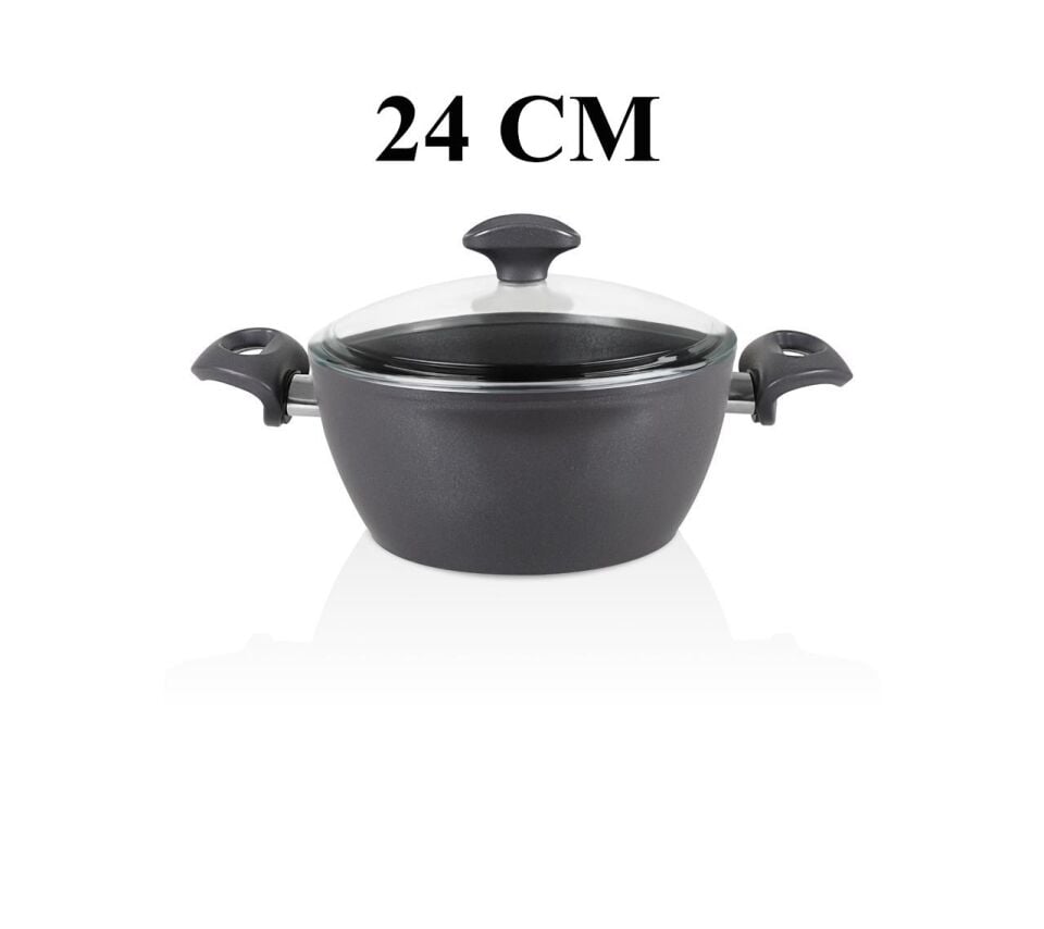 Falez Seramik Tencere Tava Seti | 30 cm Tava ve Karnıyarık + 24 cm Derin Tencere