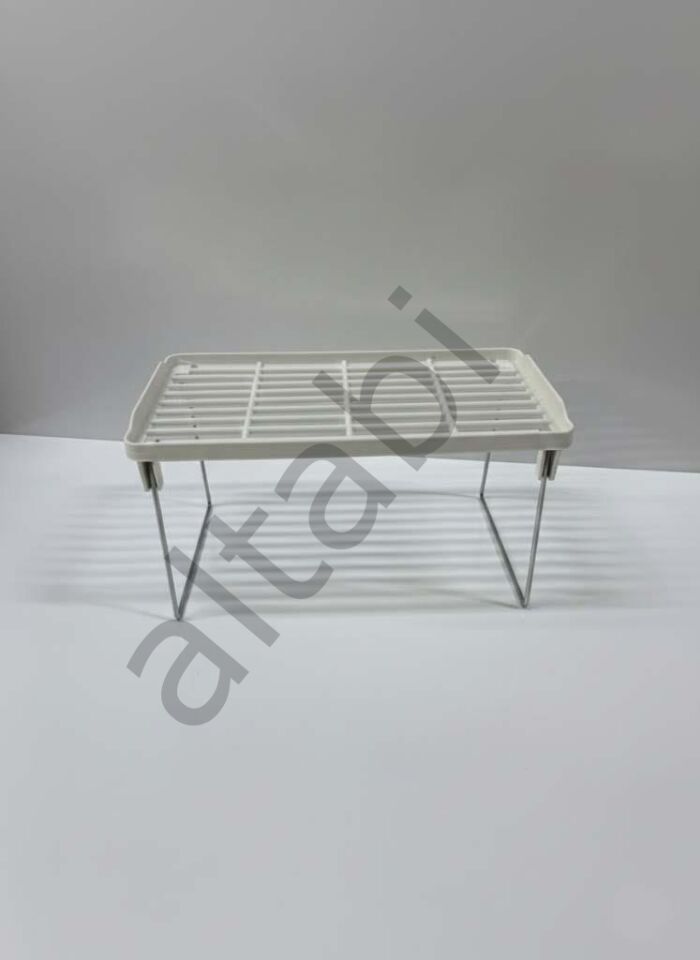 Dolap İçi Düzenleyici Raf – Dikdörtgen Katlanır Ayaklı 17 × 30 × 16 cm