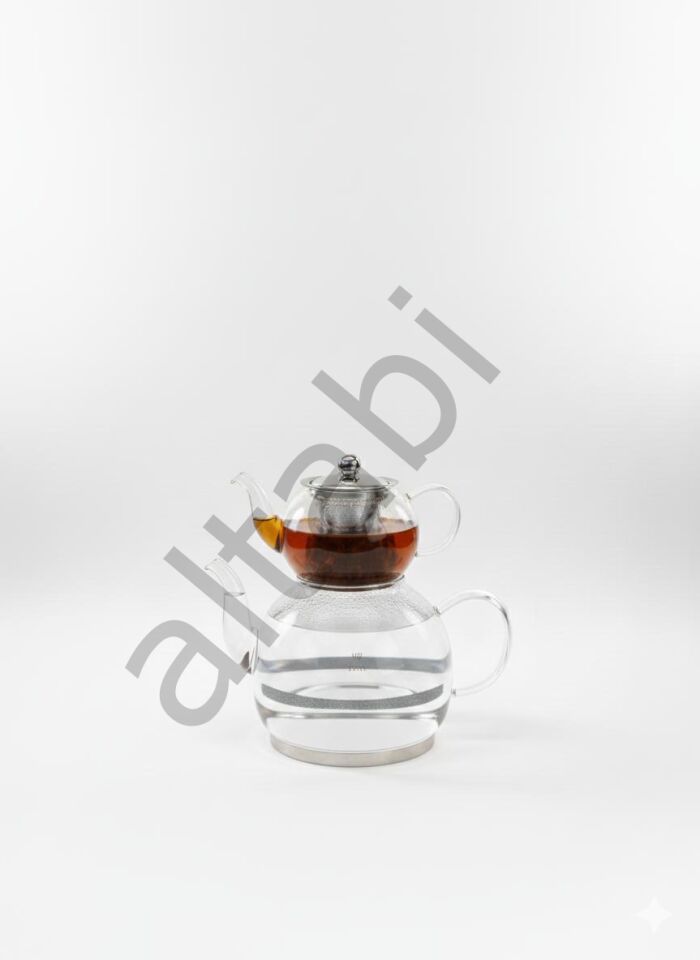 İndüksiyon Tabanlı Cam Çaydanlık Takımı