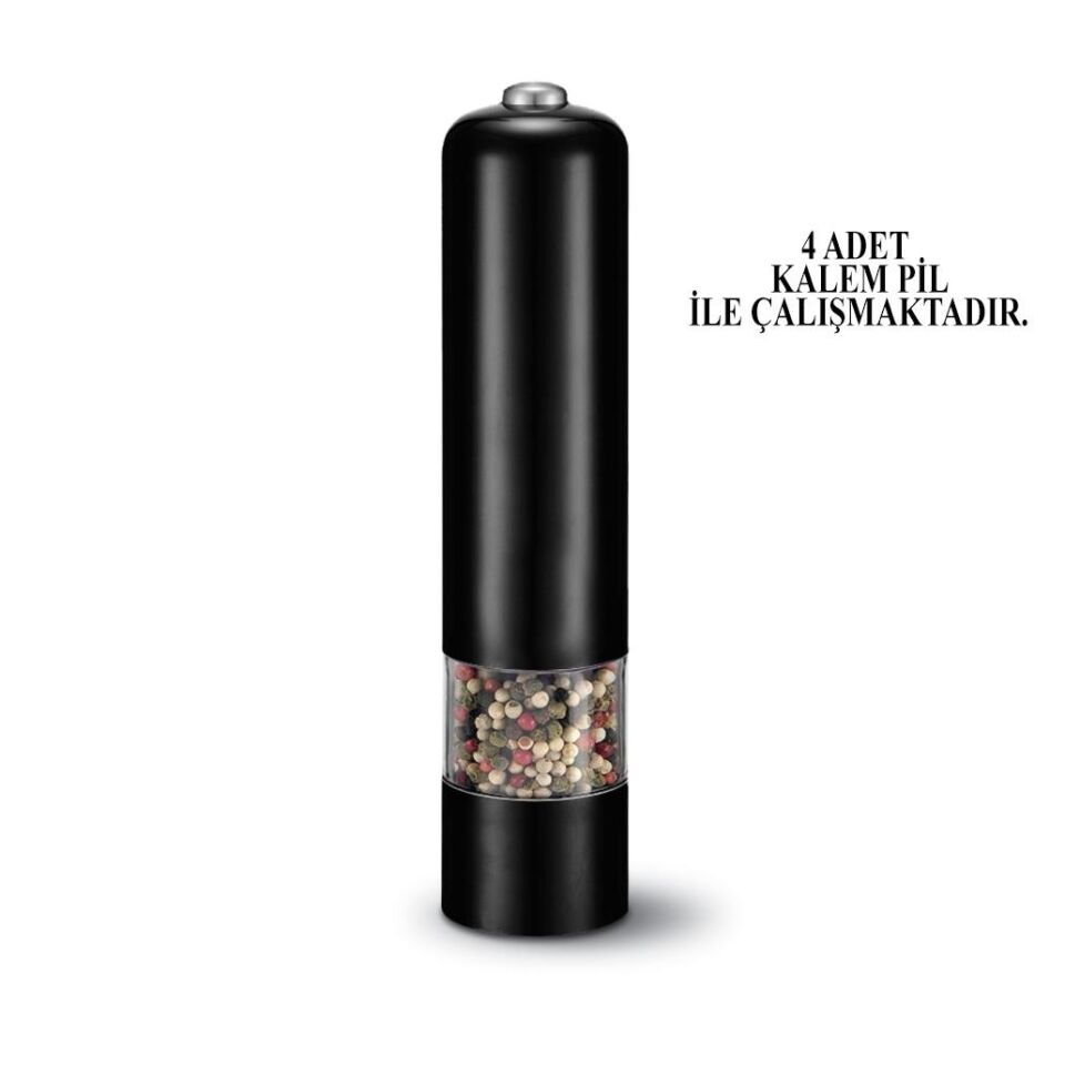 Karabiber Tuz Değirmeni Pilli Otomatik Değirmen 2li C V S