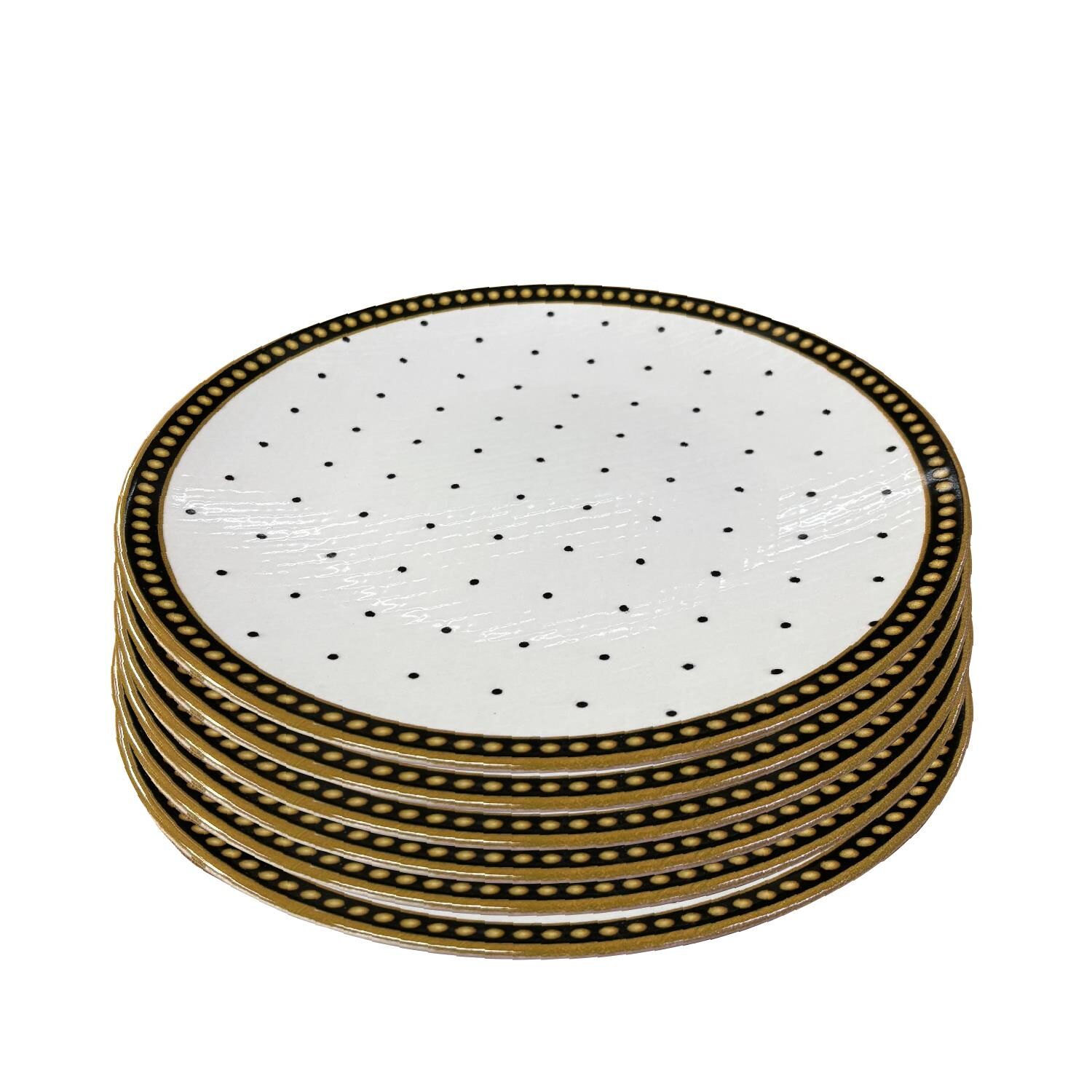 Seramik Servis Tabağı Dijital Baskılı Desen 6’lı Set 26 cm Şık Dekoratif