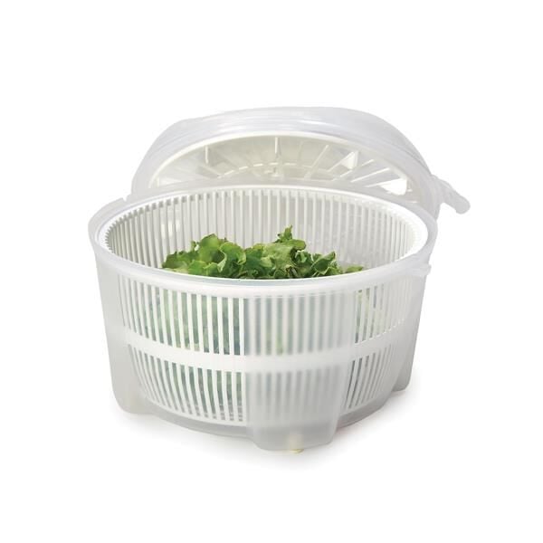 Salata Kurutucu Santrifüj | Kilitli Kapaklı | Su Tahliyeli | Pratik Kullanım | 3,7 Litre
