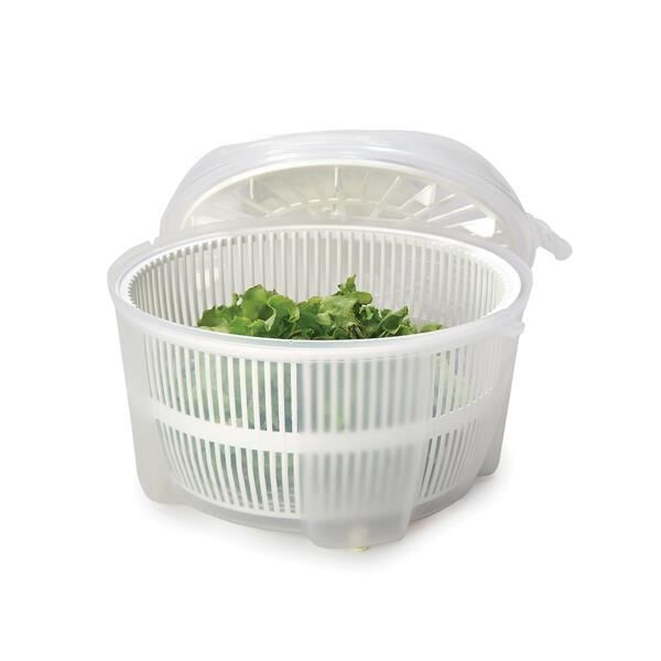 Salata Kurutucu Santrifüj | Kilitli Kapaklı | Su Tahliyeli | Pratik Kullanım | 3,7 Litre