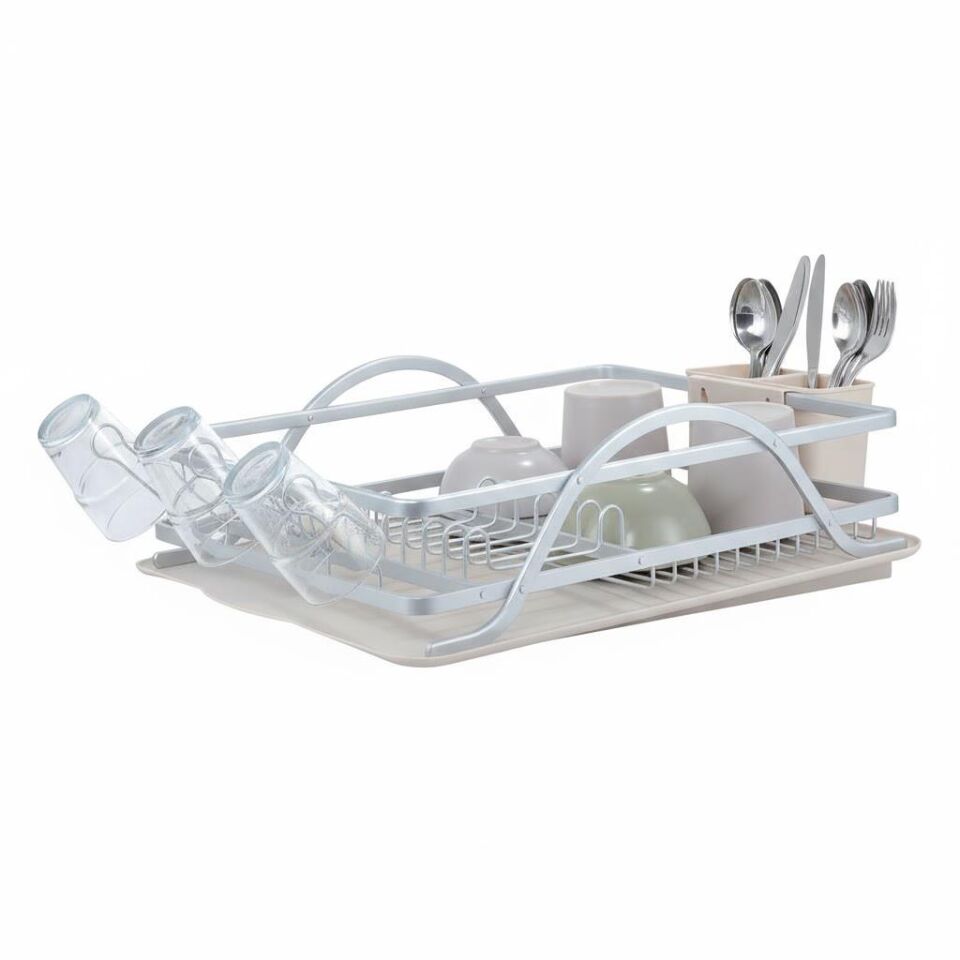 Alüminyum Bulaşıklık | Ömür Boyu Paslanmaz | Eğimli Tepsili Şık Tasarım