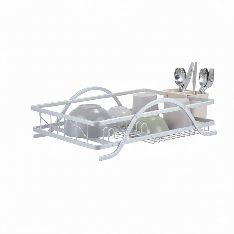 Alüminyum Bulaşıklık | Ömür Boyu Paslanmaz | Eğimli Tepsili Şık Tasarım