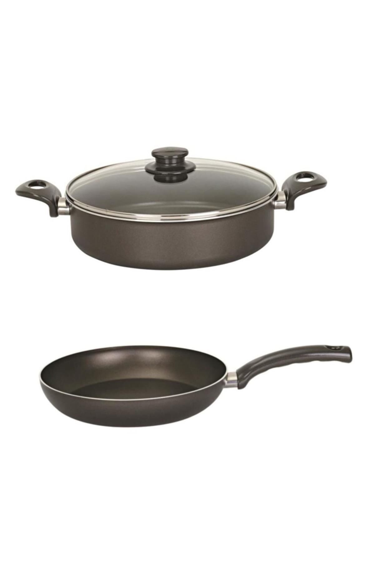 Mehtap Onyx Teflon 24 CM Karnıyarık Ve 24 CM Tava