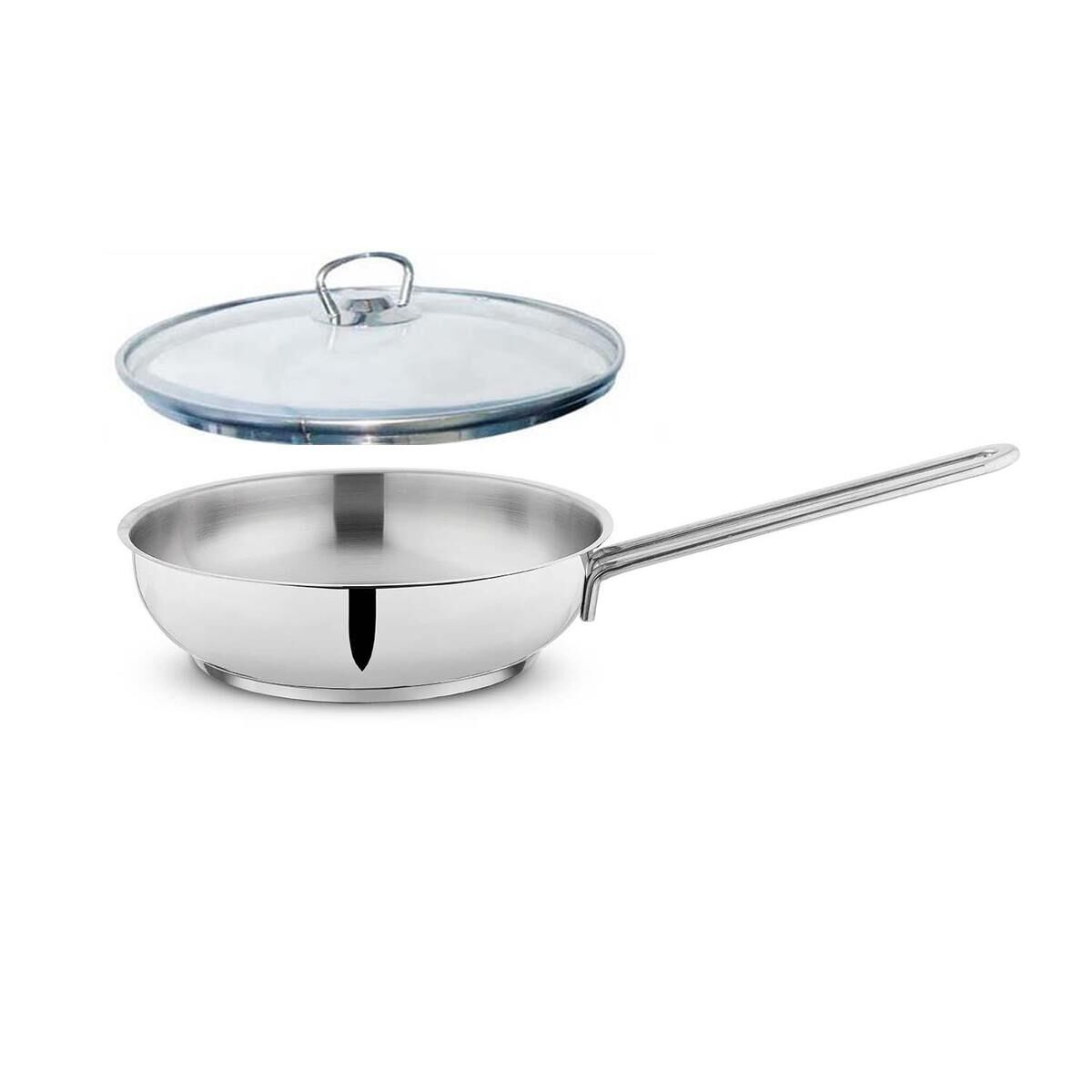 Schafer Held Çelik Tava 24 CM Cam Kapaklı