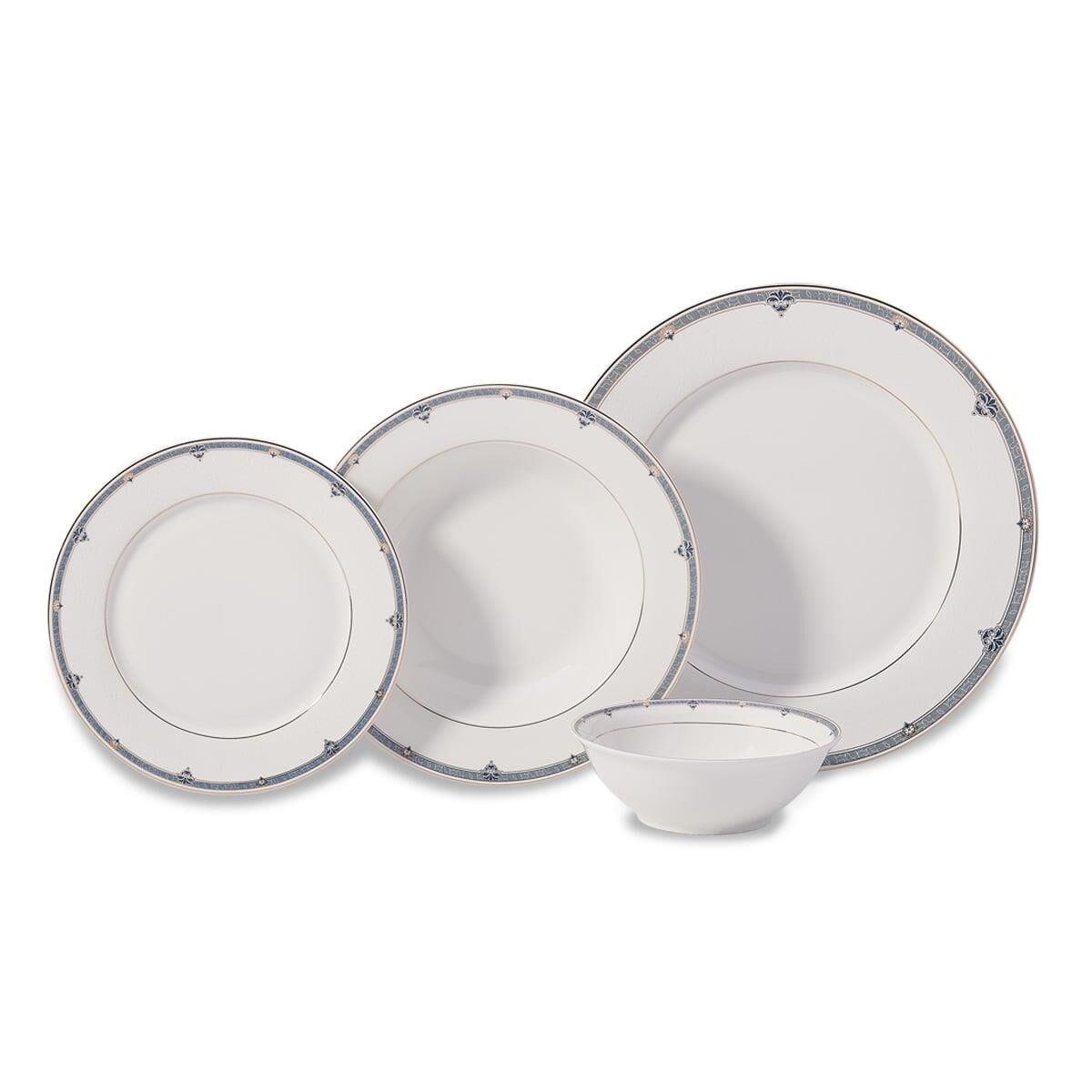 Korkmaz Perla Collection 60 Parça Yemek Takımı Lacivert