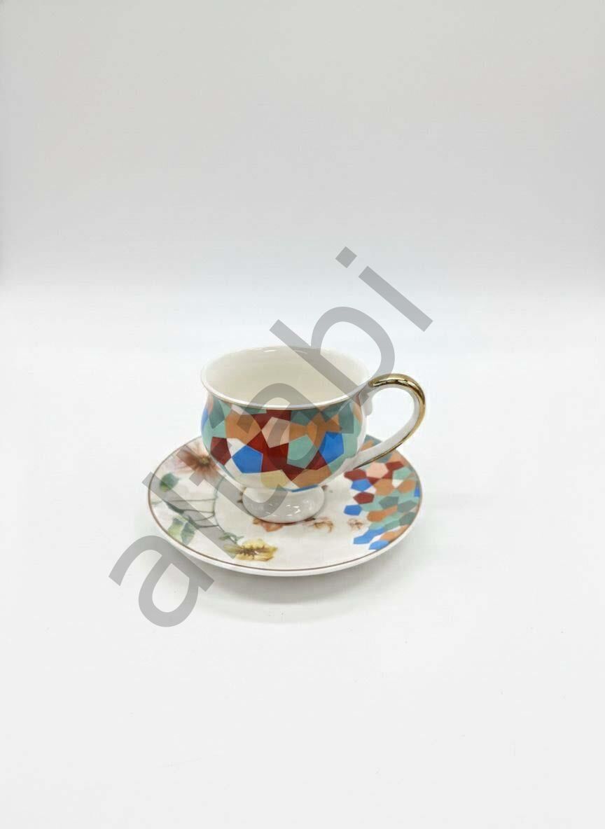 Porselen Kahve Takımı 6 Kişilik | Özel Tasarım | 90 ml