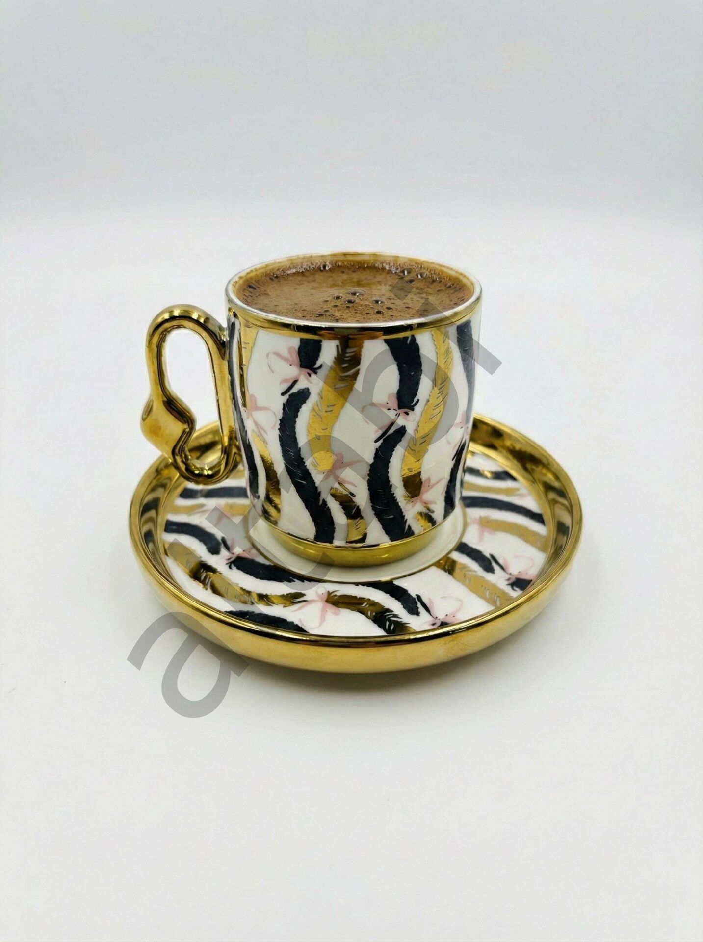 Porselen Kahve Takımı 6 Kişilik | Özel Tasarım | 100 ml