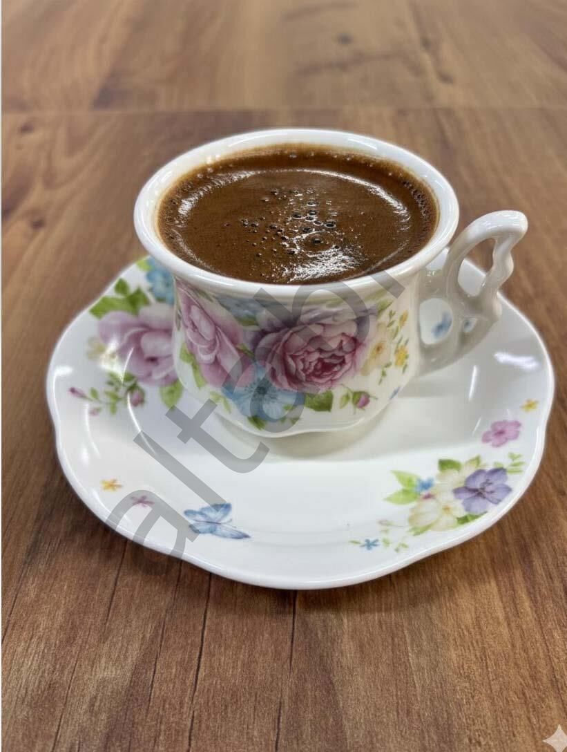 Porselen Kahve Takımı 6 Kişilik | Özel Tasarım | 90 ml