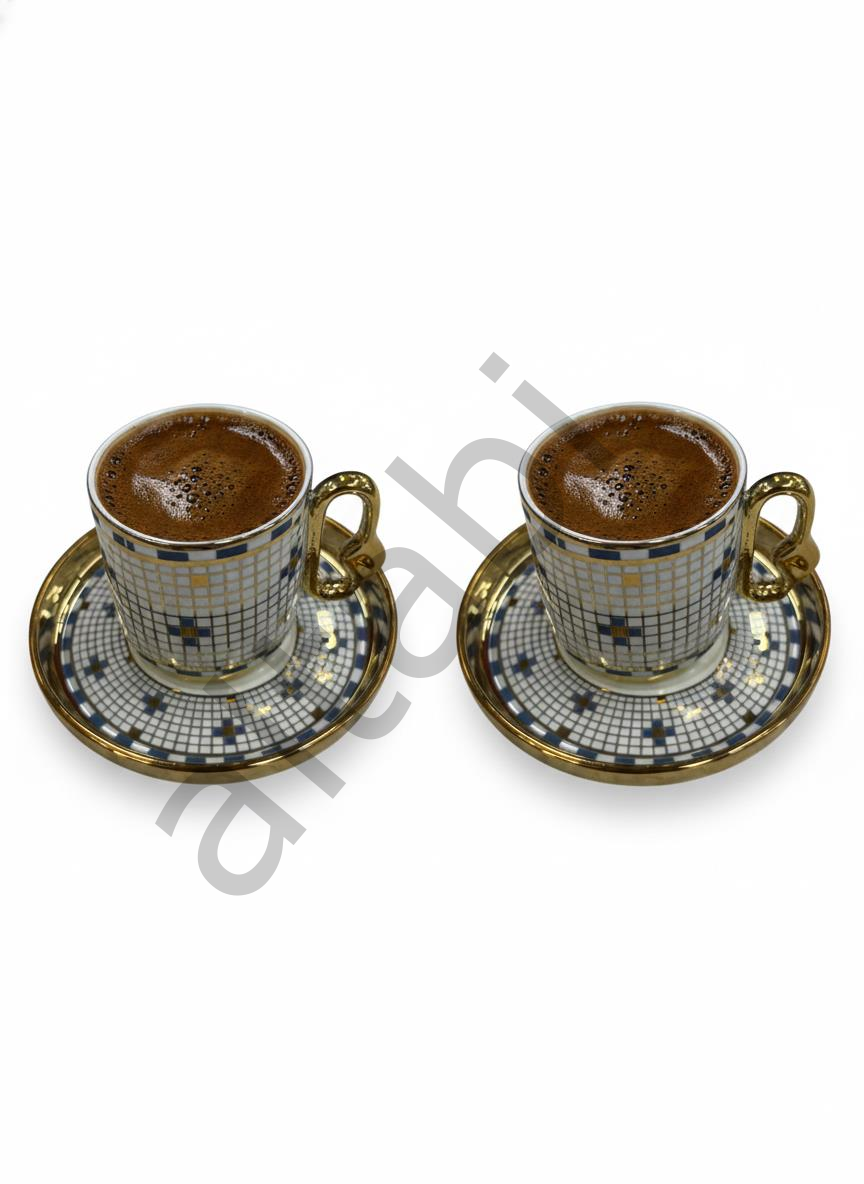Porselen Kahve Takımı 2 Kişilik | Özel Tasarım | 90 ml