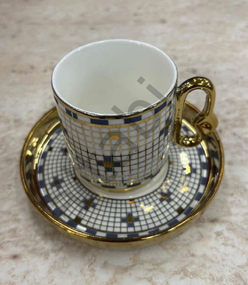 Porselen Kahve Takımı 2 Kişilik | Özel Tasarım | 90 ml