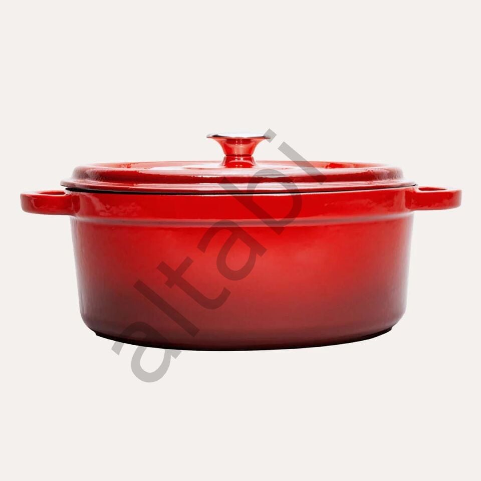 Demirdöküm 24 CM Derin Tencere Kırmızı