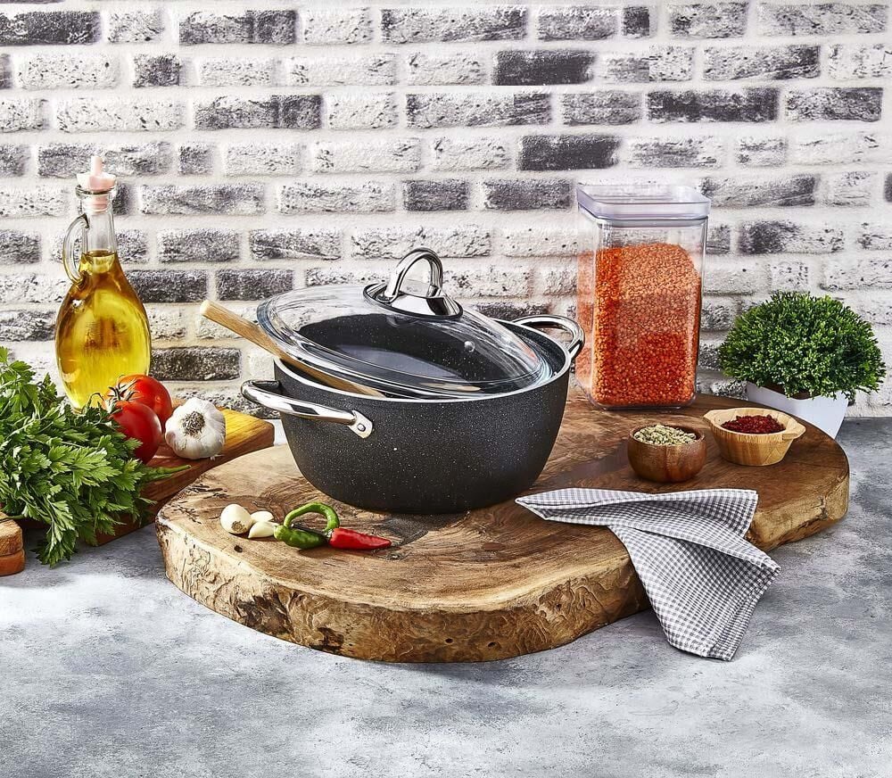 Kahramanlar Granit Derin Tencere 24 CM