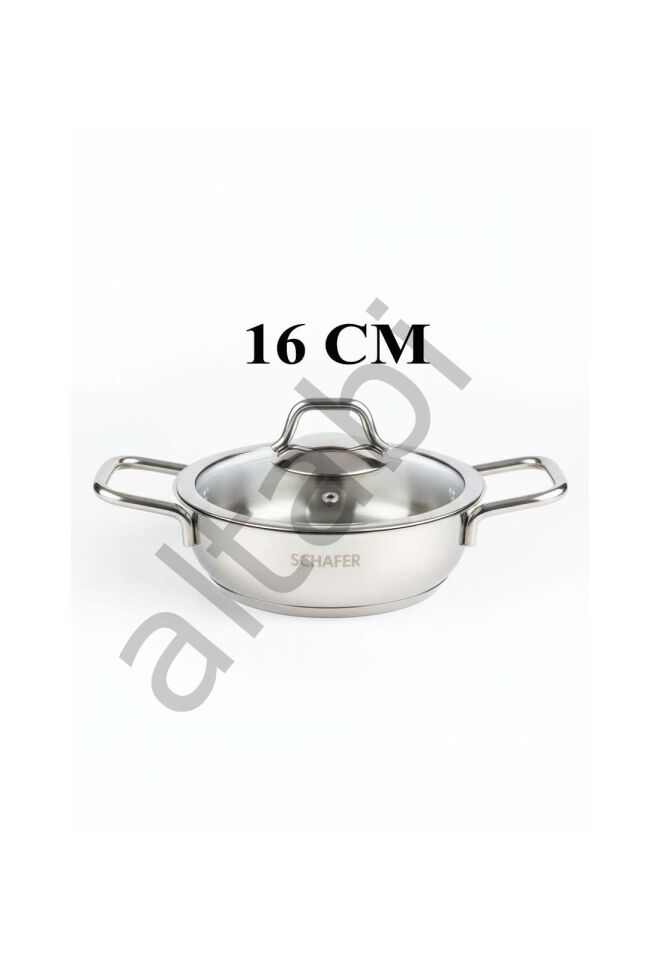 Schafer Ela Çelik Sahan Takımı (16 – 18 – 20 cm)