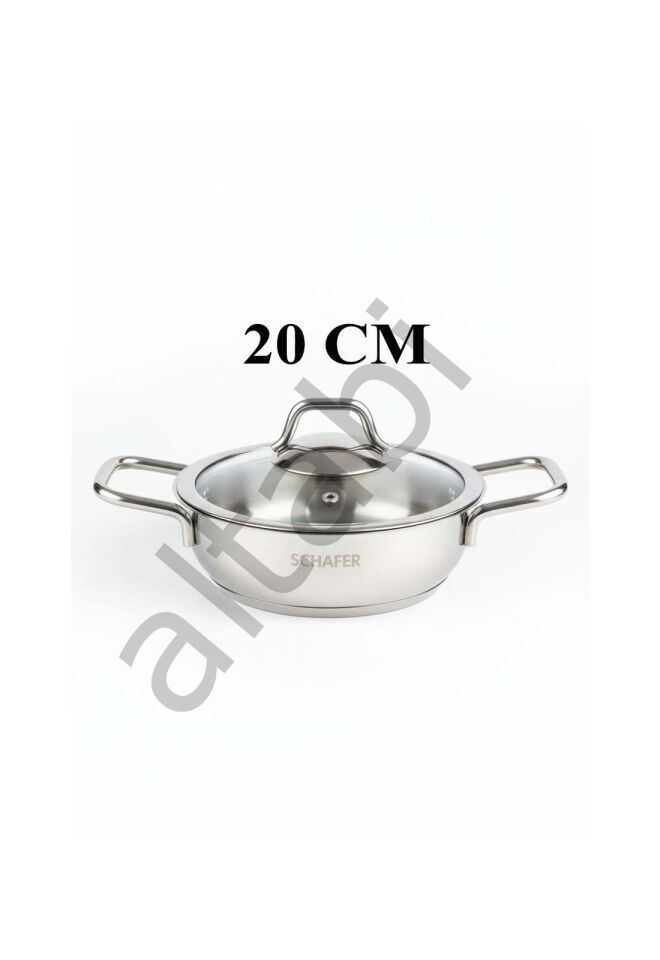 Schafer Ela Çelik Sahan Takımı (16 – 18 – 20 cm)