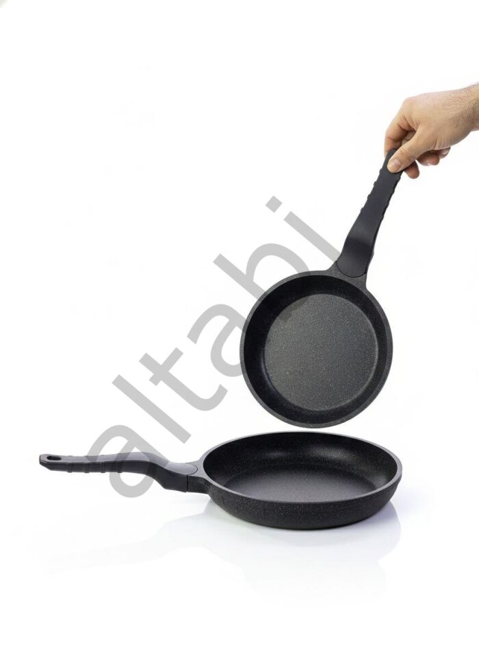 Schafer Famos 2’li Döküm Tava Seti Cam Kapaklı (20 – 24 cm)