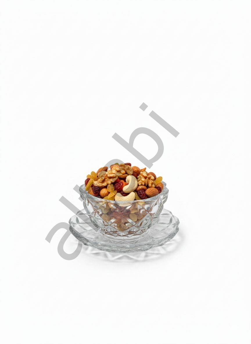 Zarif Kesme 12 Parça Çerezlik Seti - 6 Kişilik Lüks Sunum Takımı