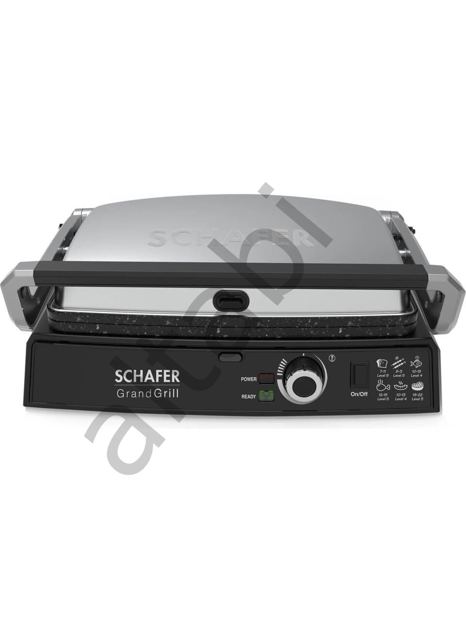 Schafer Grand Grill Tost ve Izgara Makinesi – İnox