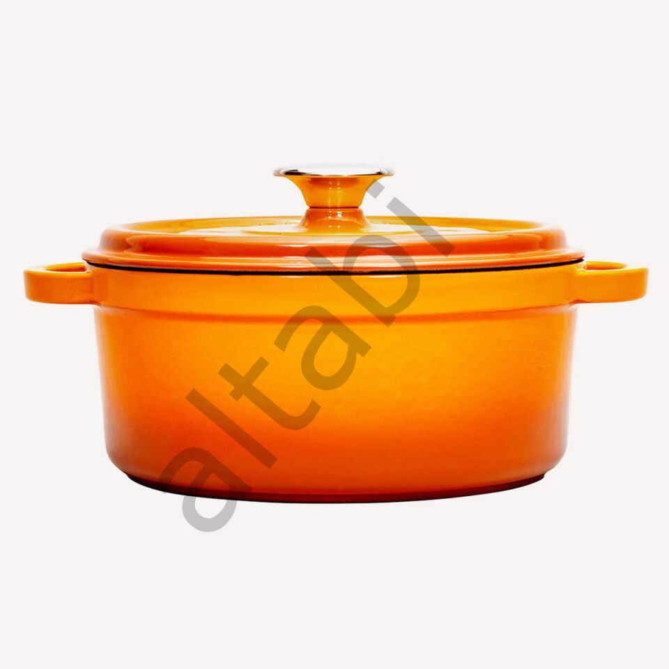 Demirdöküm 24 CM Derin Tencere Turuncu