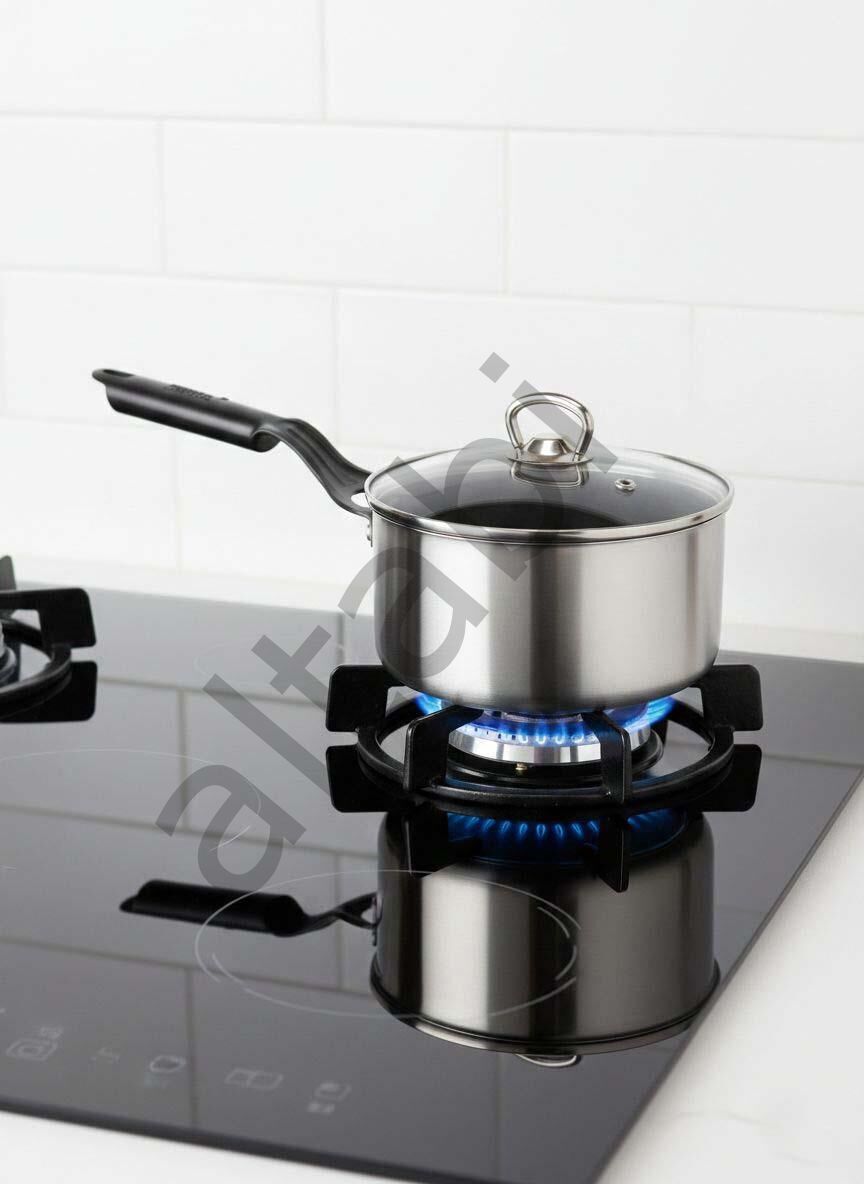 Mehtap Chefline İndüksiyon Tabanlı Kaçerola Sos Tavası (20 CM) – Cam Kapaklı