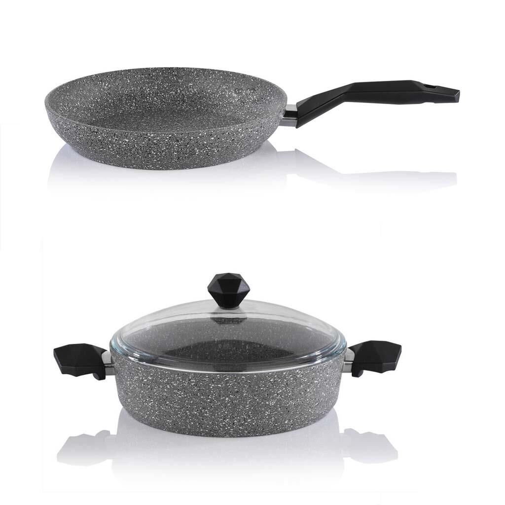 Granit Karnıyarık Tencere ve Tava Seti 26 CM Schafer