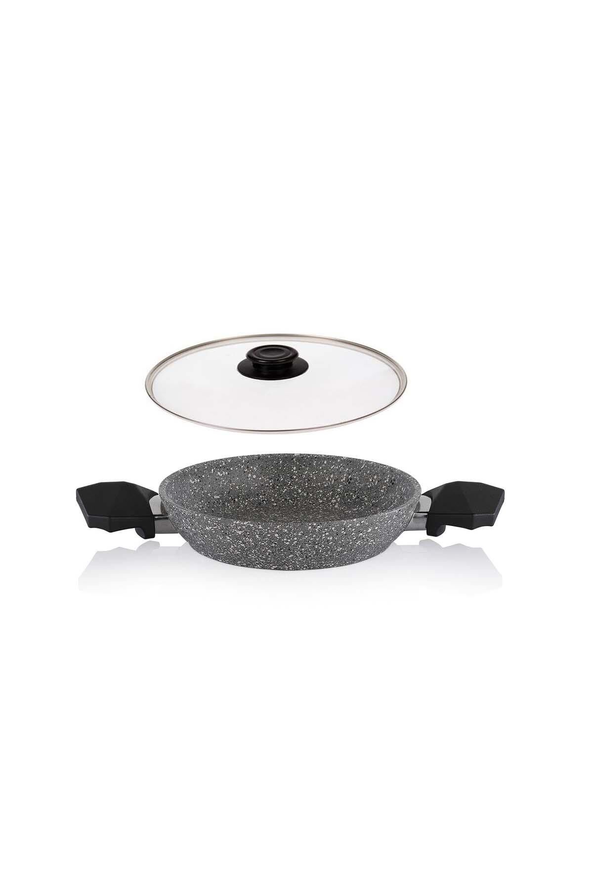 Schafer Granit Sahan 20 CM Cam Kapaklı