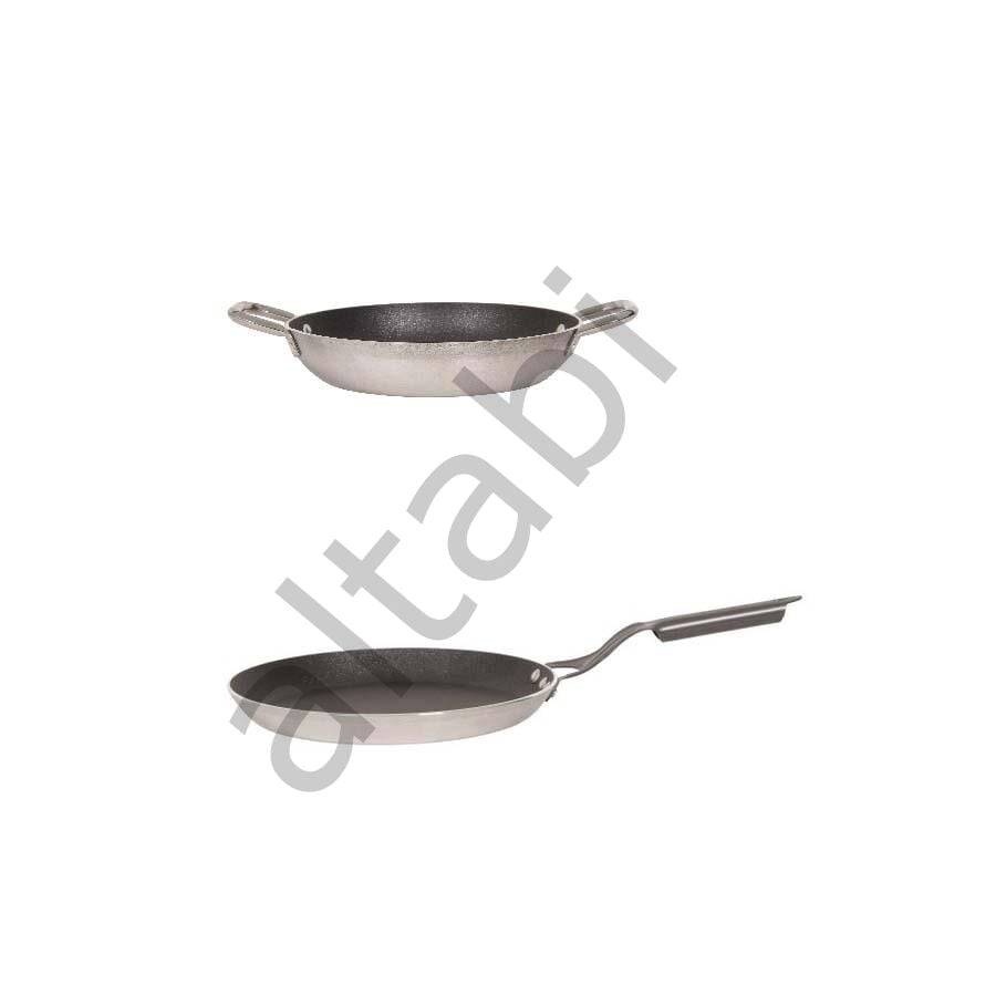Mehtap Chefline İndüksiyon Tabanlı 26 cm Krep Tava ve 22 cm Sahan Seti