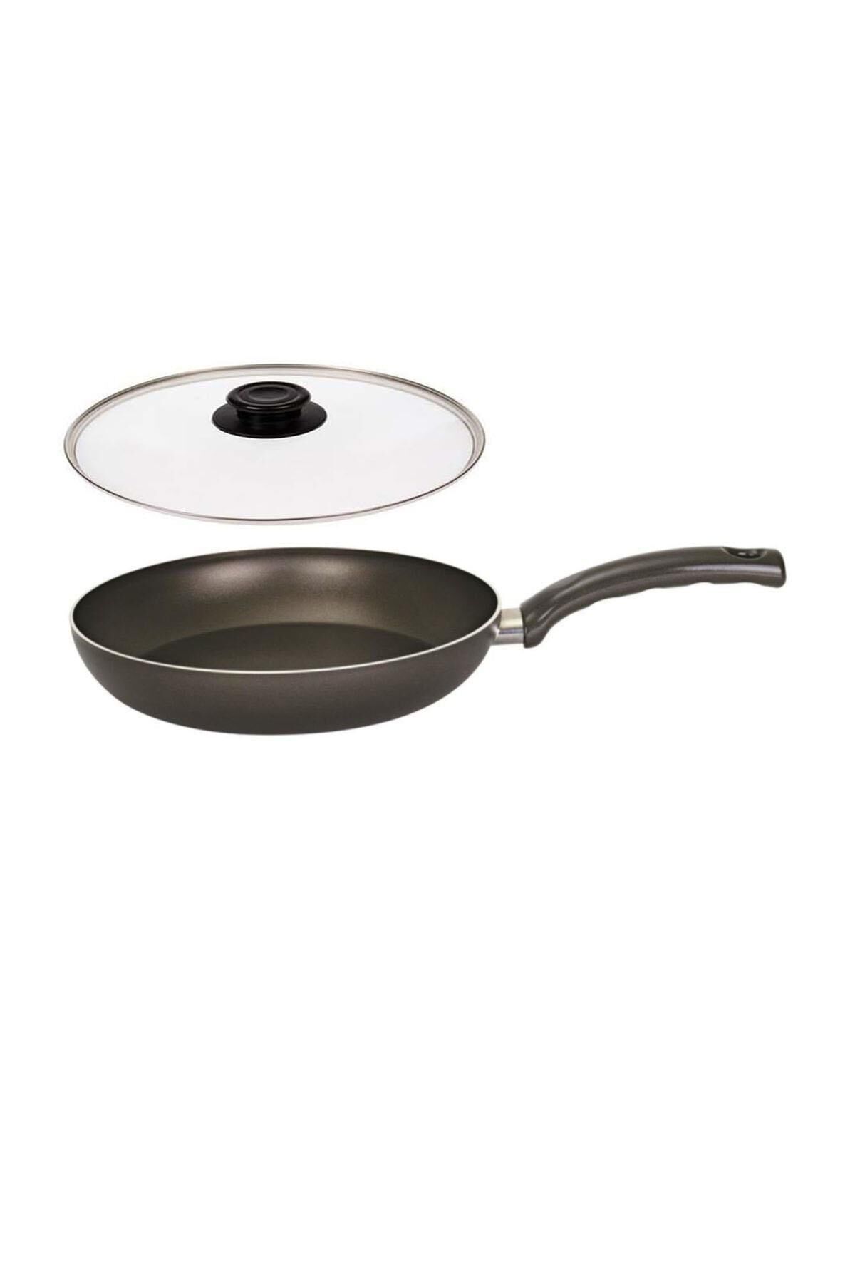 Mehtap Teflon Tava 20 CM Cam Kapaklı