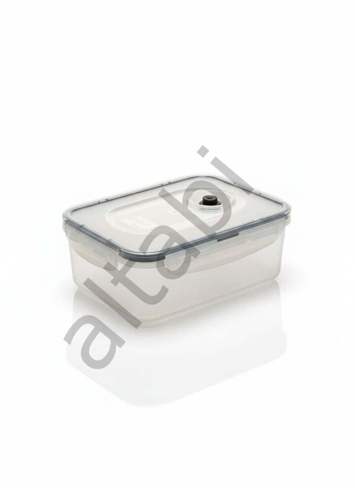 Mlock Vakum Kapaklı Saklama Kabı 2li Set Vakum Pompalı 4000 ML