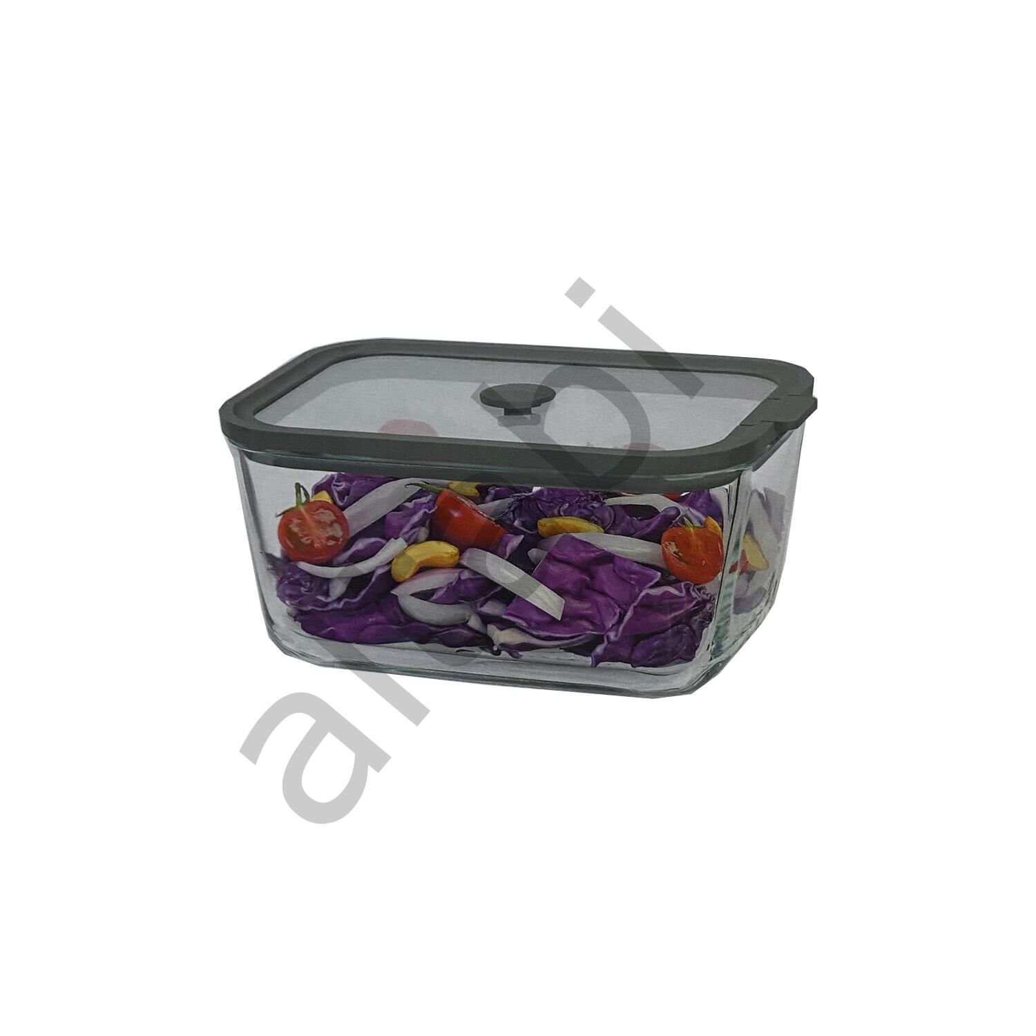Sızdırmaz Cam Kapaklı Saklama Kabı 1380 ML – 2’li Set