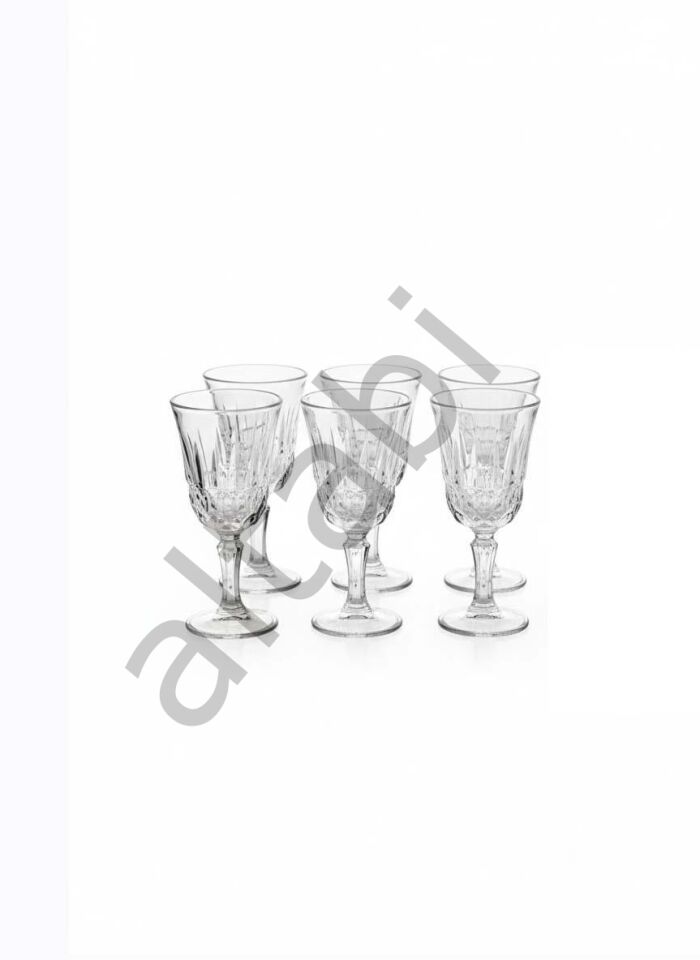 Zambak 6’lı Kahve Yanı Bardak / Sunum Bardağı – Kesme Desen