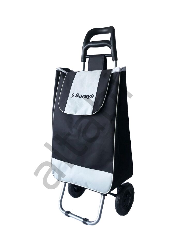 Pazar Arabası Karışık Renkli Düz Kumaşlı