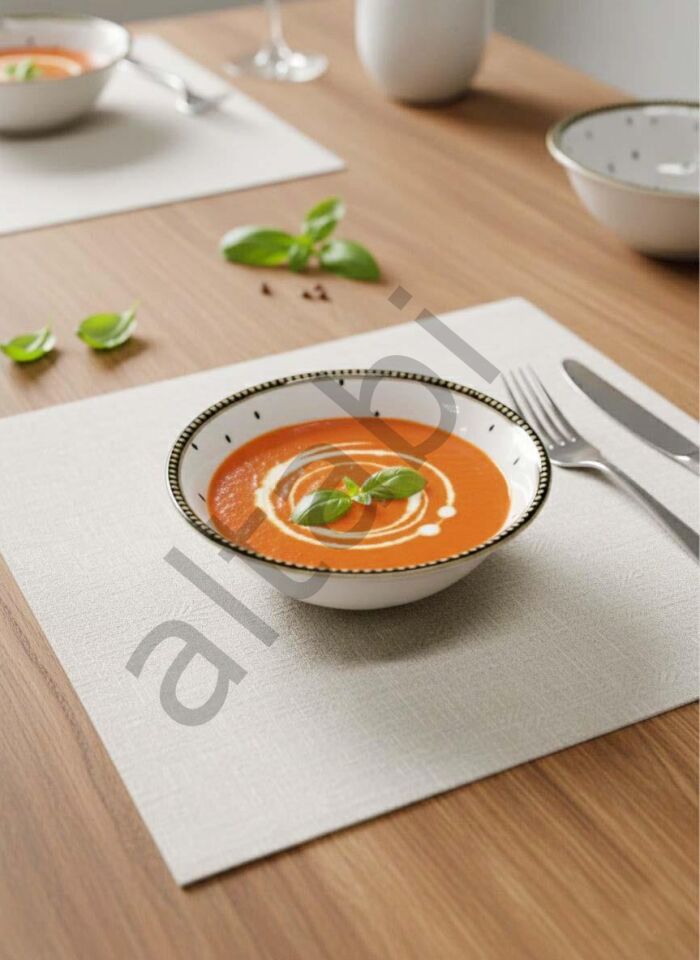 Seramik Çorba Kasesi Dijital Baskılı Desen 6’lı Set 15 cm Şık Dekoratif