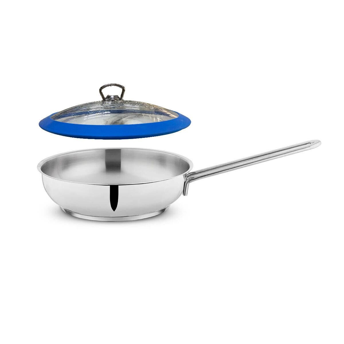 Schafer Held Çelik Tava 26 CM Mavi Silikon Kapaklı