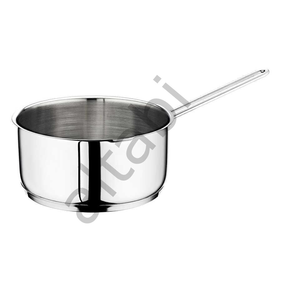 Oms Çelik Kaçerola 16 CM Sütlük/Sosluk Cam Kapaklı