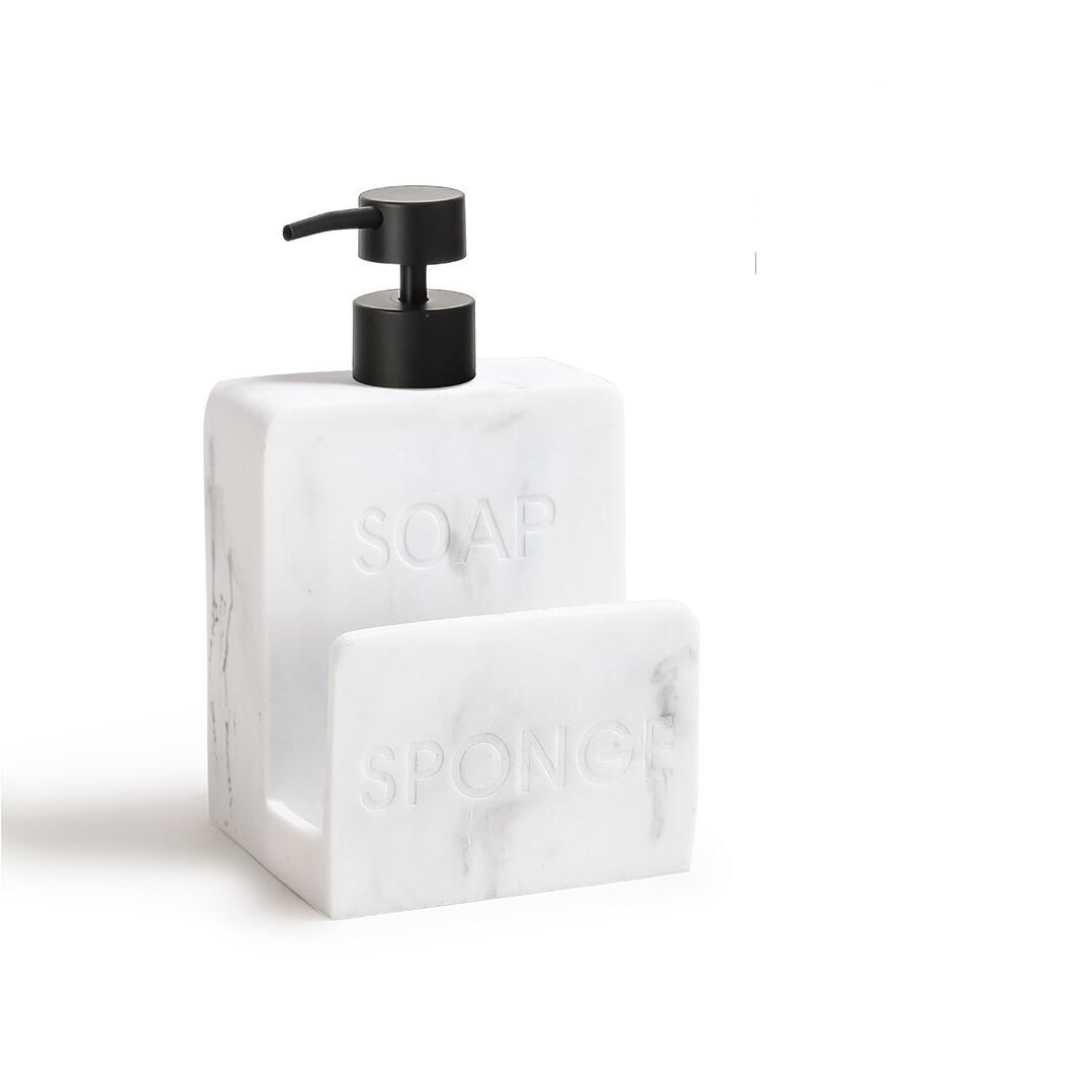 Mermer Desenli Sıvı Sabunluk Süngerlik Özel Tasarım Polyester