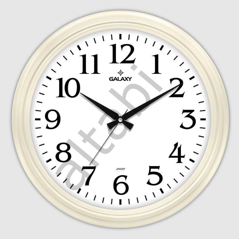 Dekoratif Duvar Saati Krem 46 CM