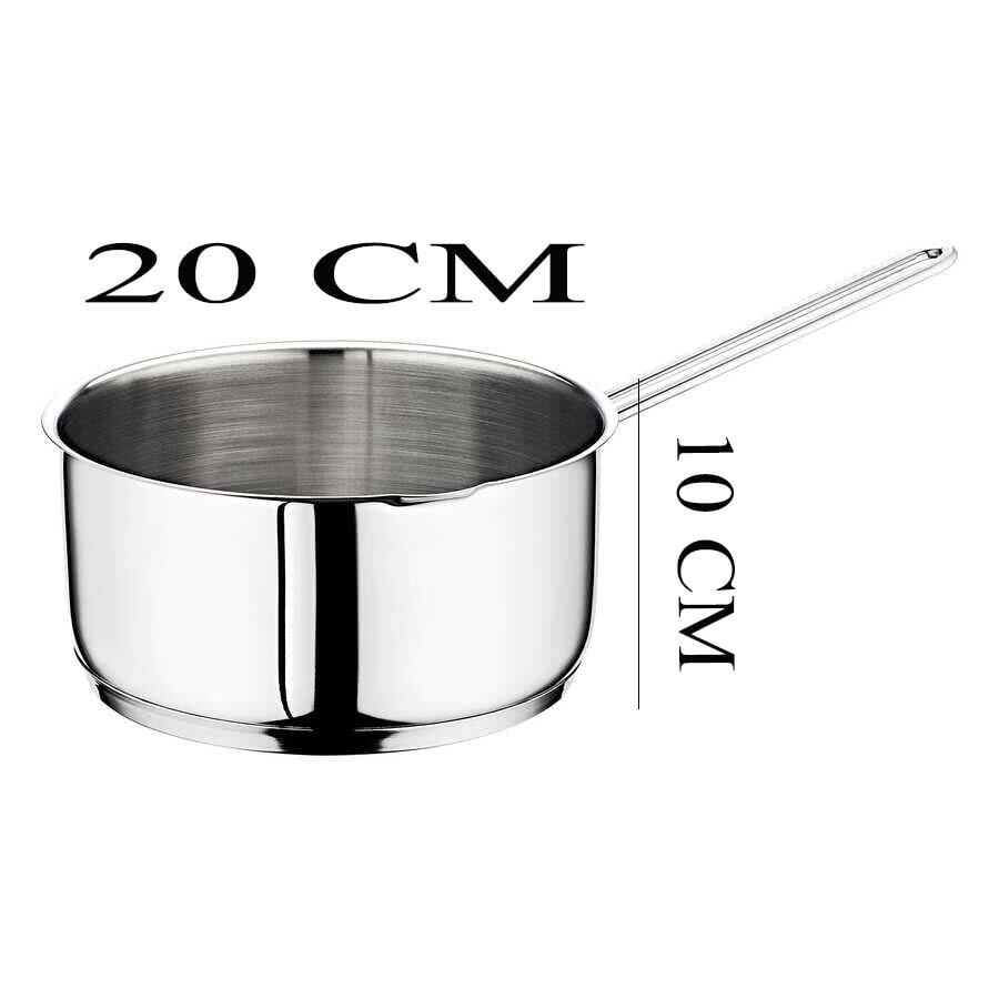 Oms Çelik Kaçerola 20 CM Sütlük/Sosluk