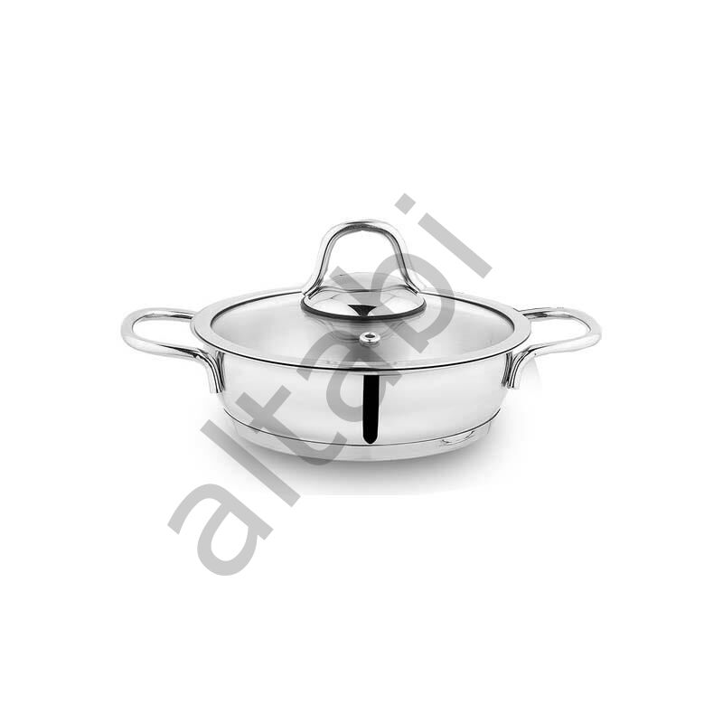 Schafer Held Çelik Sahan Cam Kapaklı 20 CM